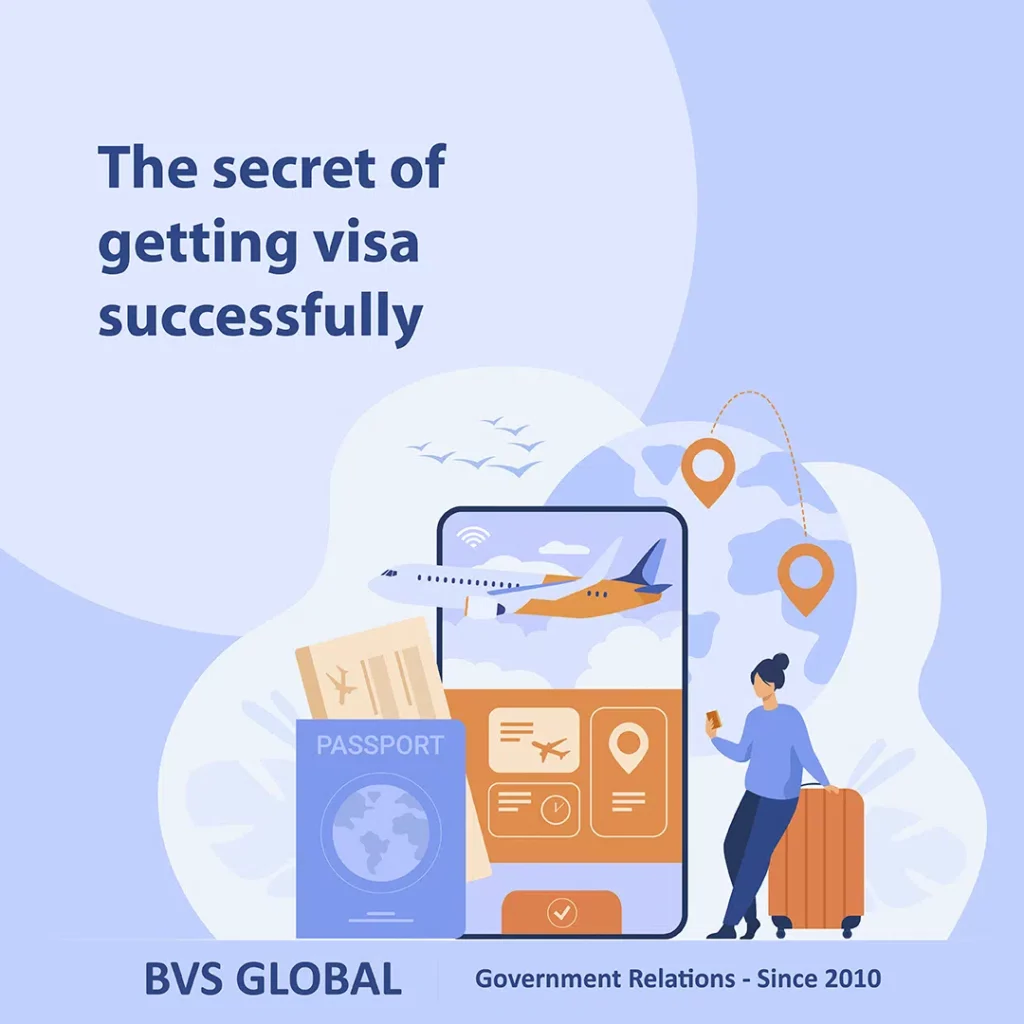 The secret of getting visa successfully