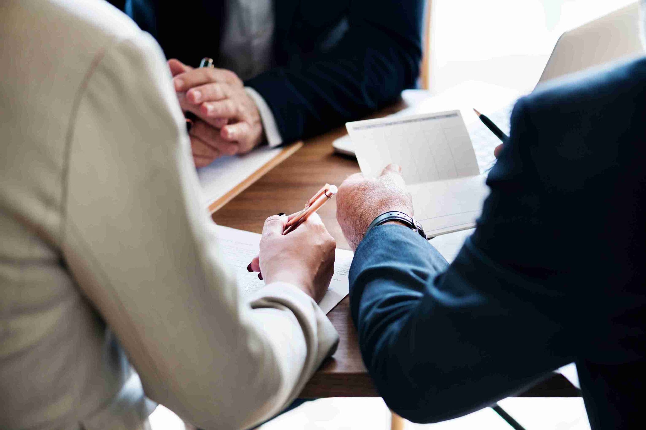 business people discussing about customized solution s