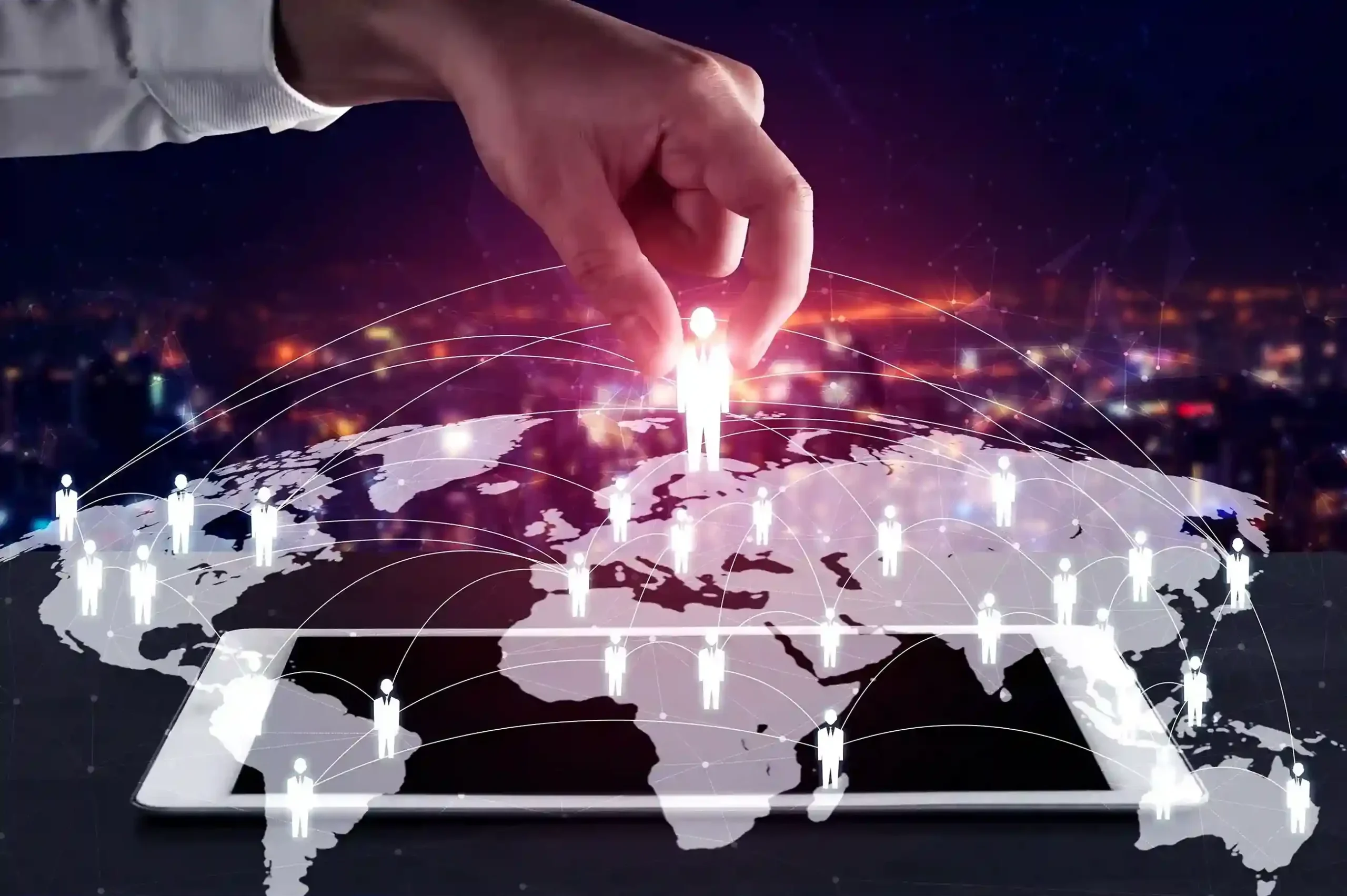 Global network to local